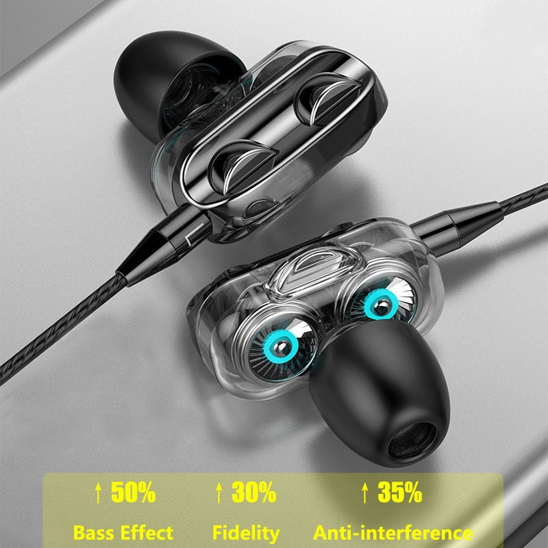 Wired Noise Reduction Earphones Wired Noise Reduction Earphones